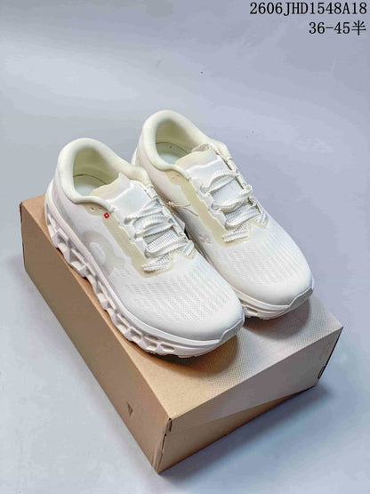 On Cloudmonster White Running Sneakers 611280ASRRY