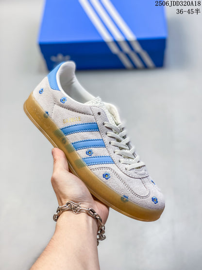 Adidas Gazelle Suede Sneakers with Gum Sole