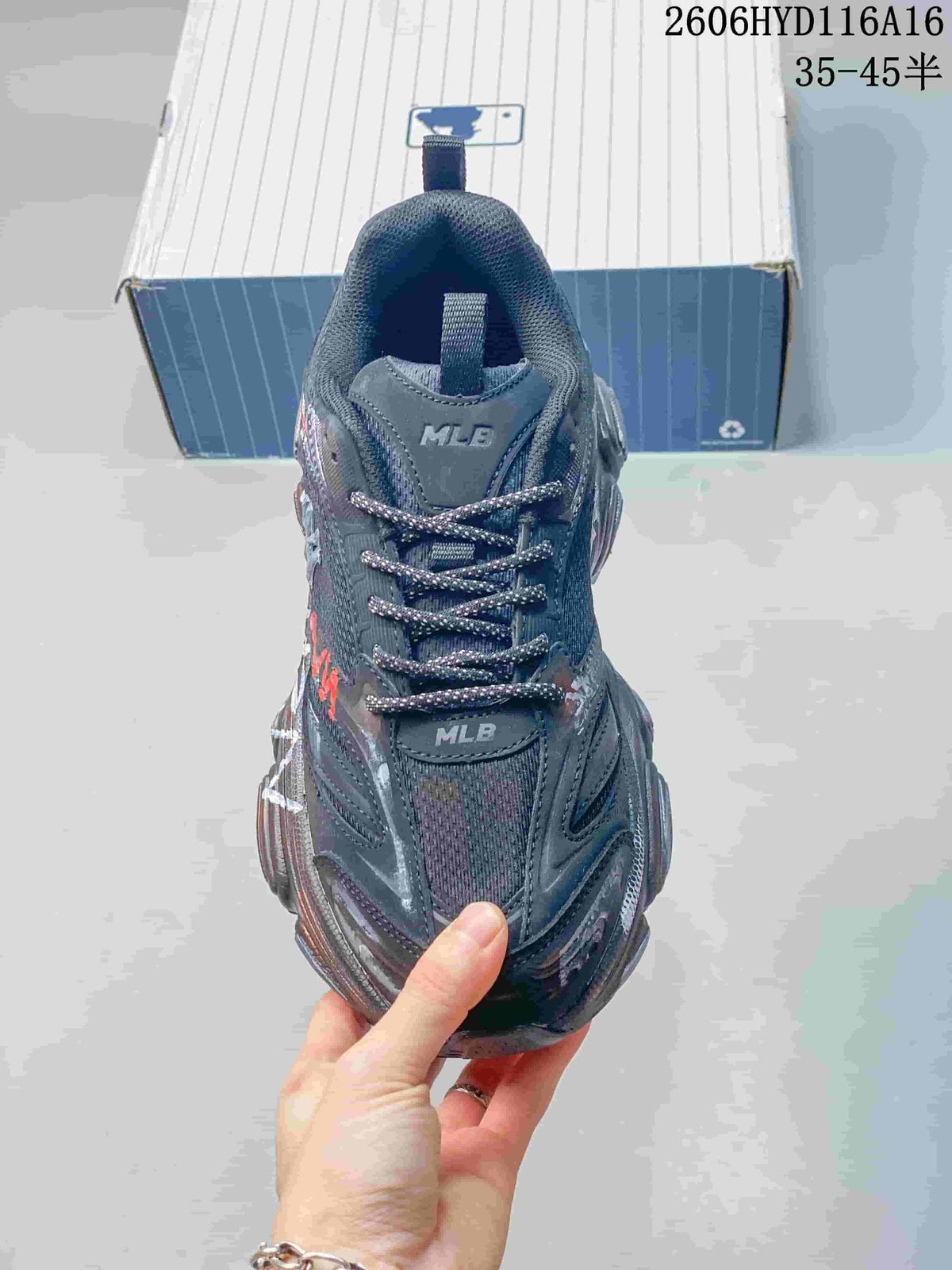 MLB NY Graffiti Chunky Sneakers, Charcoal
