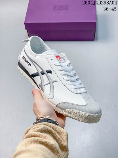 Onitsuka Tiger Mexico 66 Deluxe White Silver Sneakers