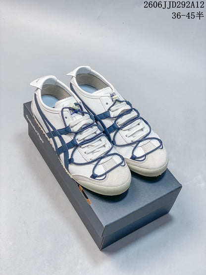 Onitsuka Tiger Mexico 66 Deluxe Sneakers, White with Color Accents