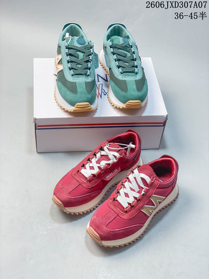 Moncler Laced Sneakers in Teal or Pink