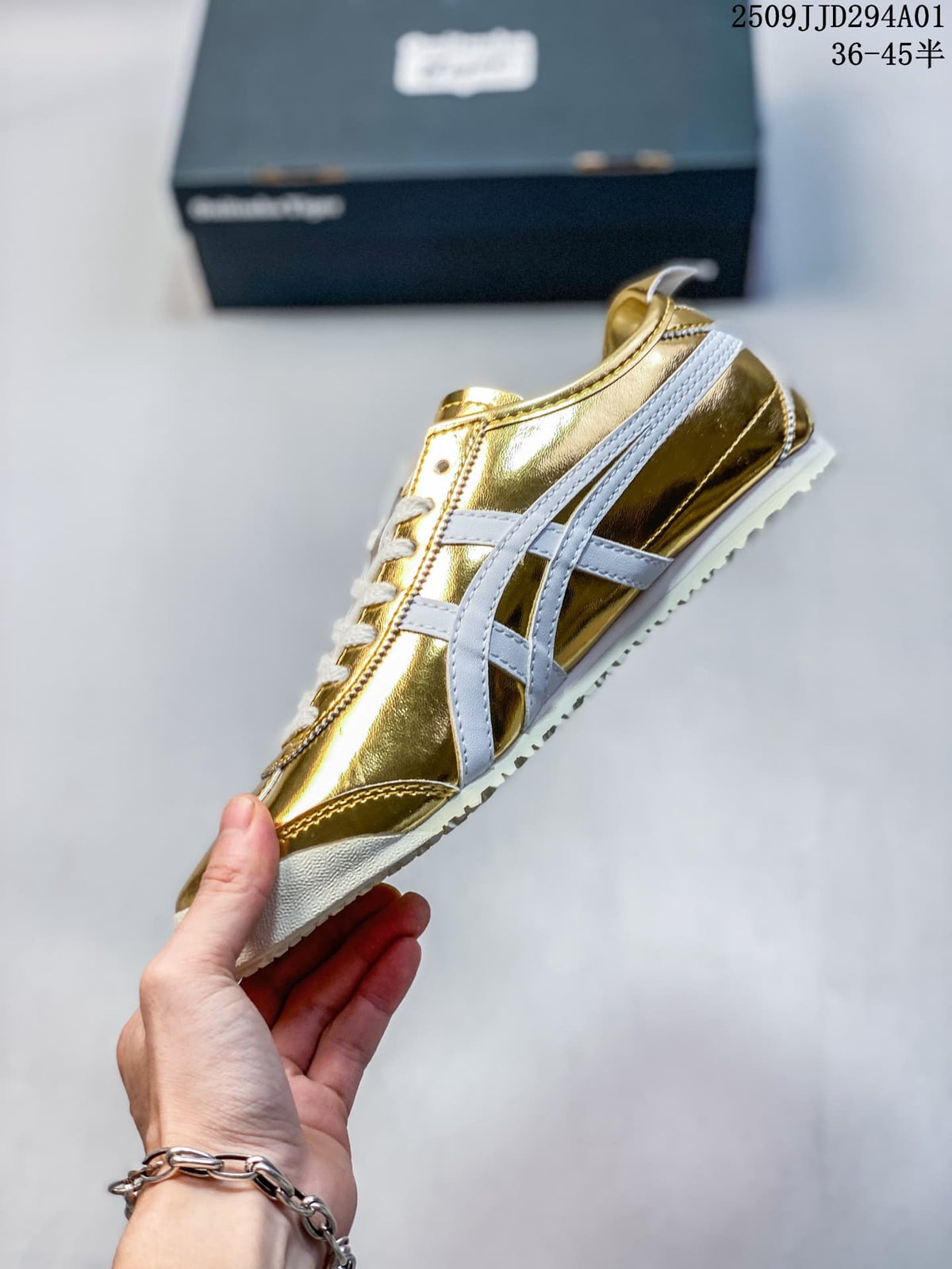 Onitsuka Tiger Mexico 66 Gold Sneakers