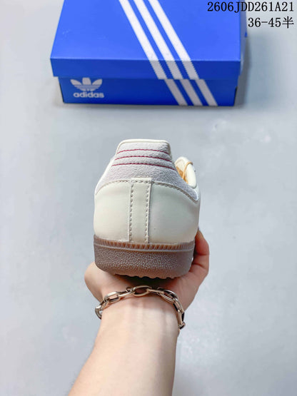 adidas Samba OG Sneakers White and Burgundy