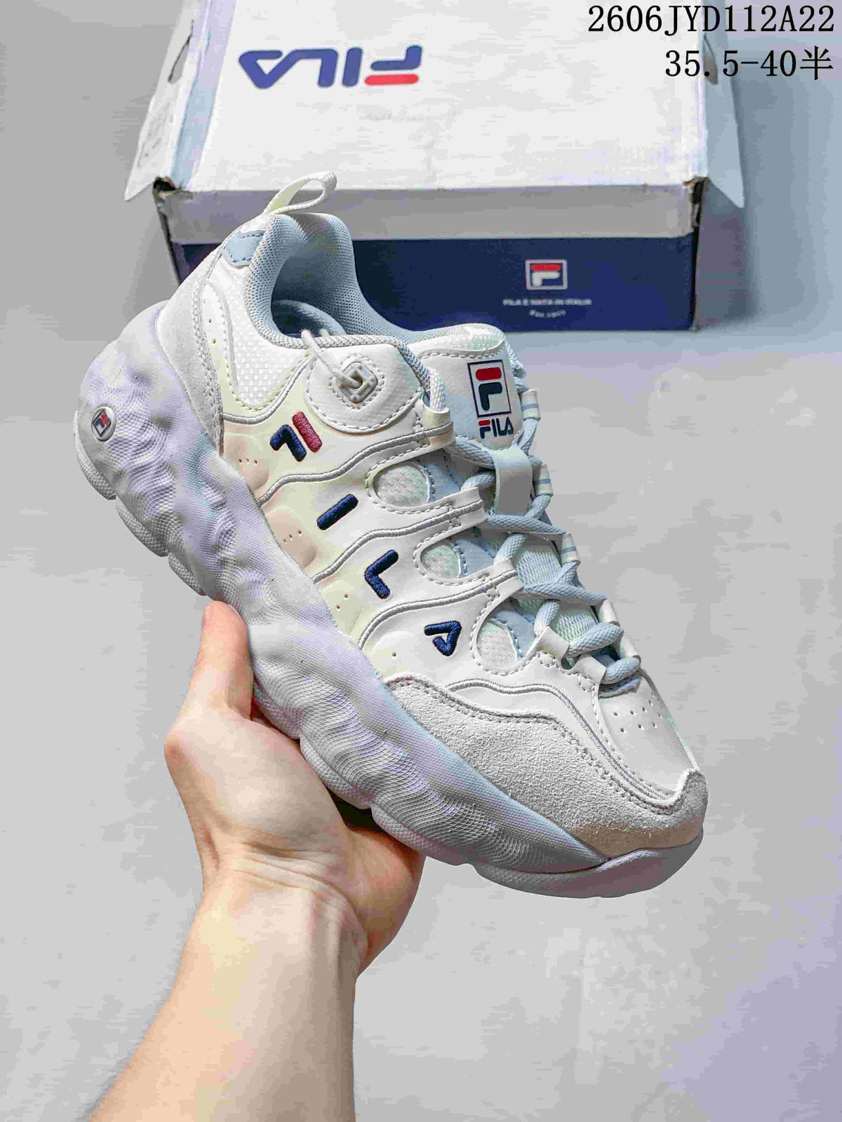 FILA Muffin Low-Top Sneakers in White
