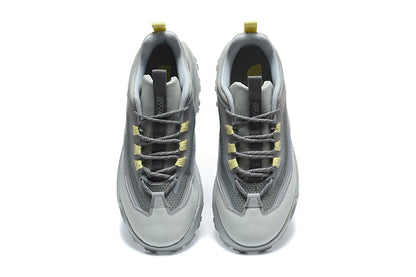 The North Face Hiking Sneakers, Gray with Yellow Accents