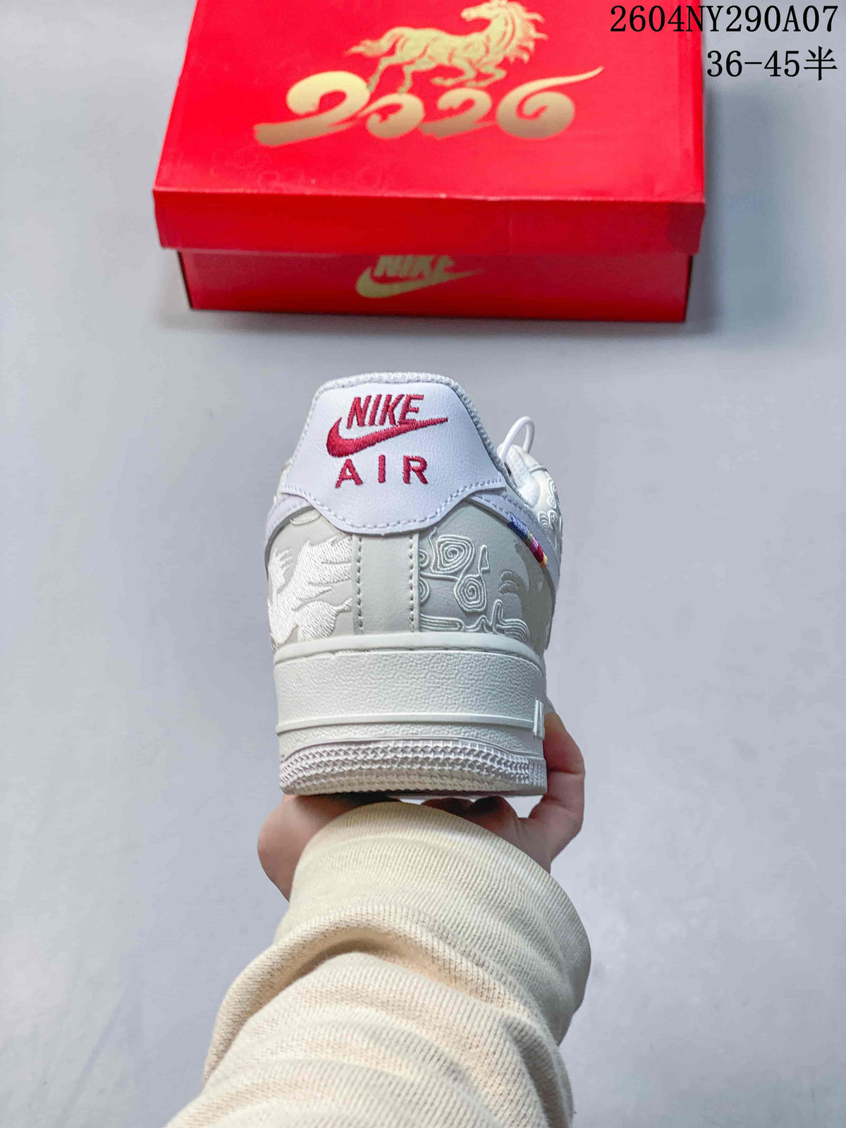 Nike Air Force 1 Low Year of the Horse White Sneakers