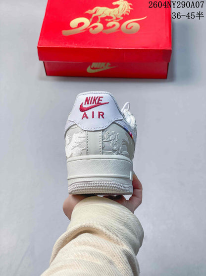 Nike Air Force 1 Low Year of the Horse White Sneakers