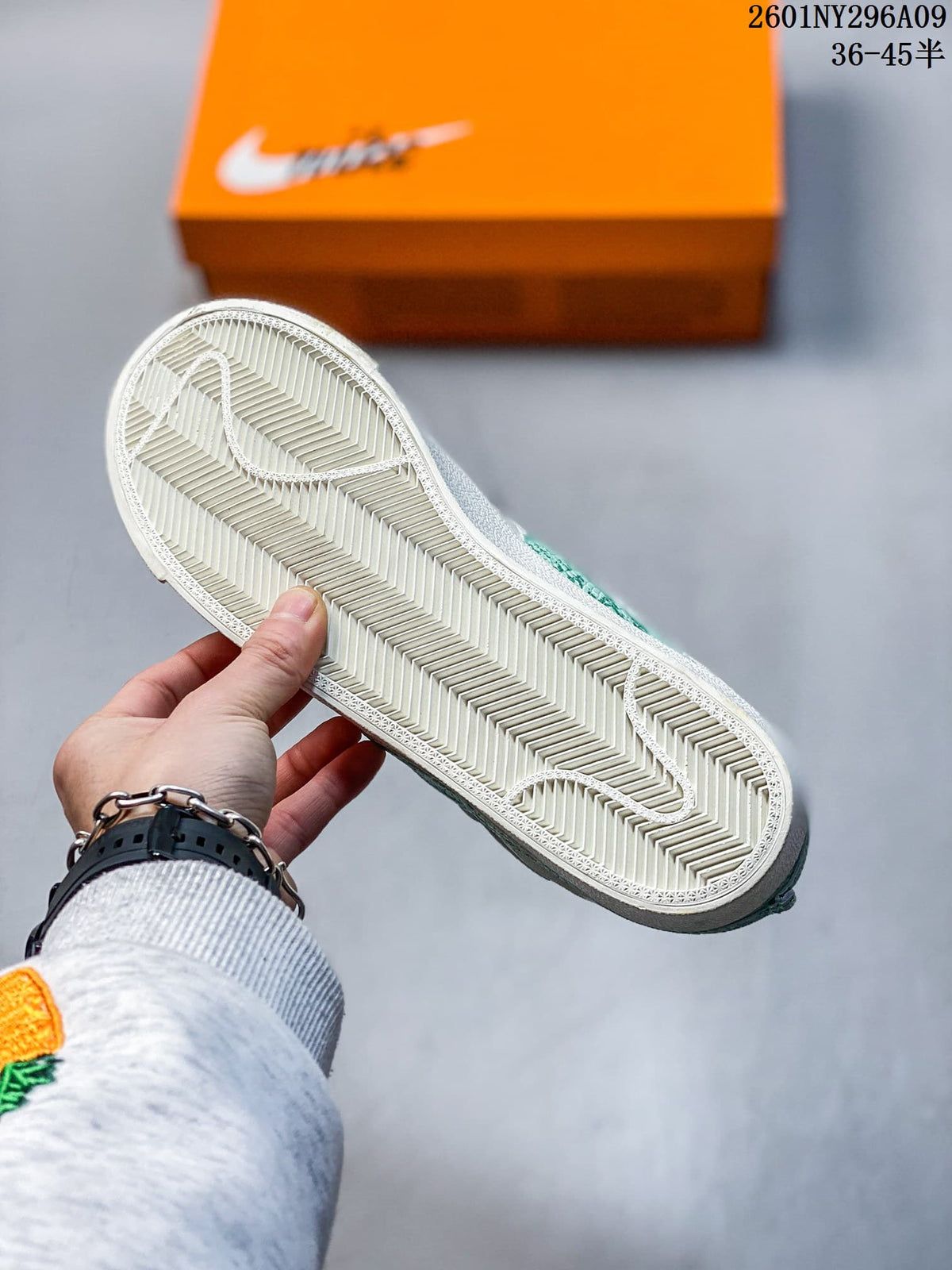 Nike Blazer Low '77 Jumbo Sneakers White Green