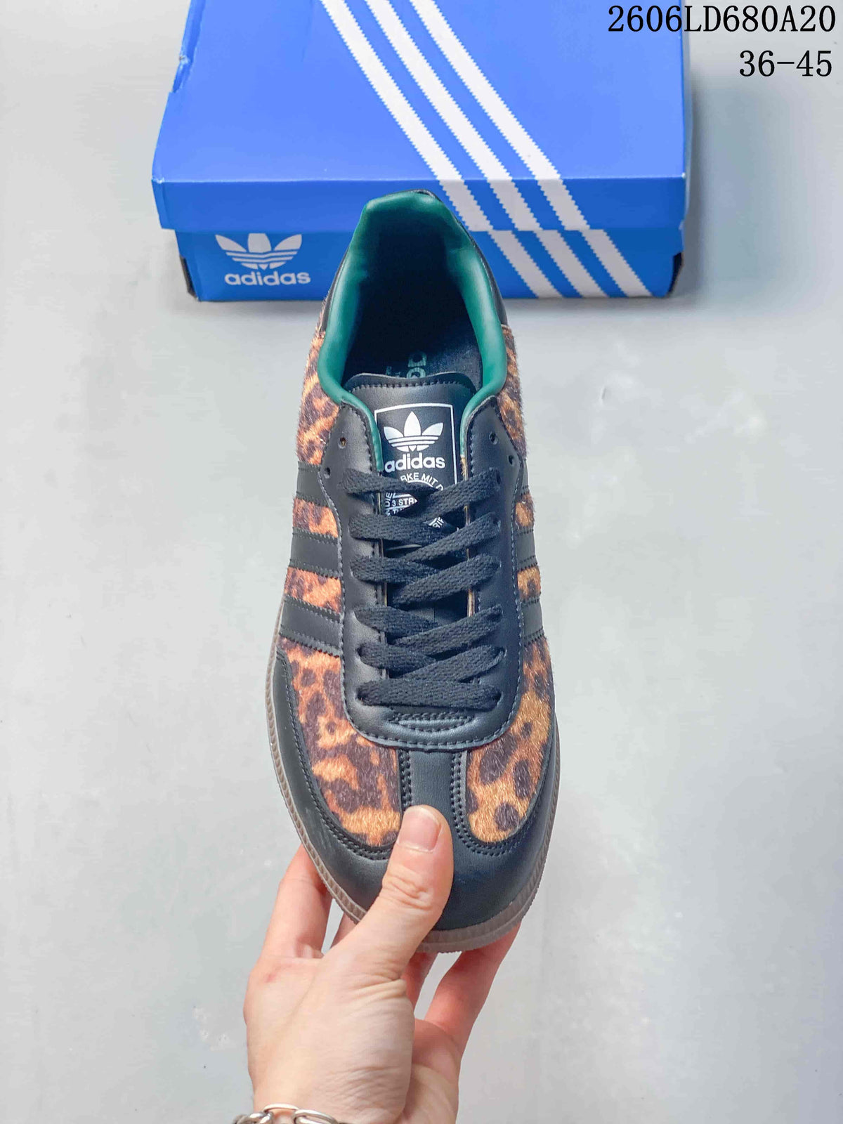 adidas Samba OG Leopard-Print Low-Top Sneakers KK2239