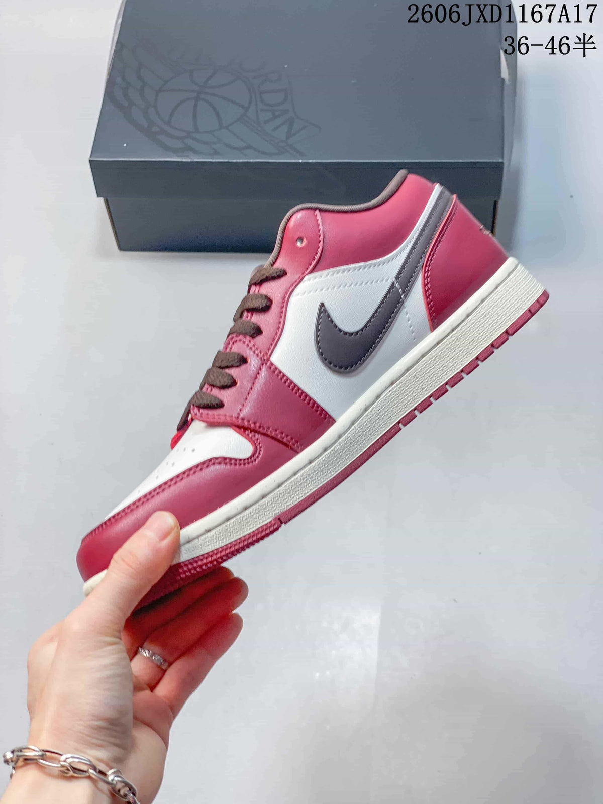 Jordan Air Jordan 1 Low Red White Sneakers IX5004-121