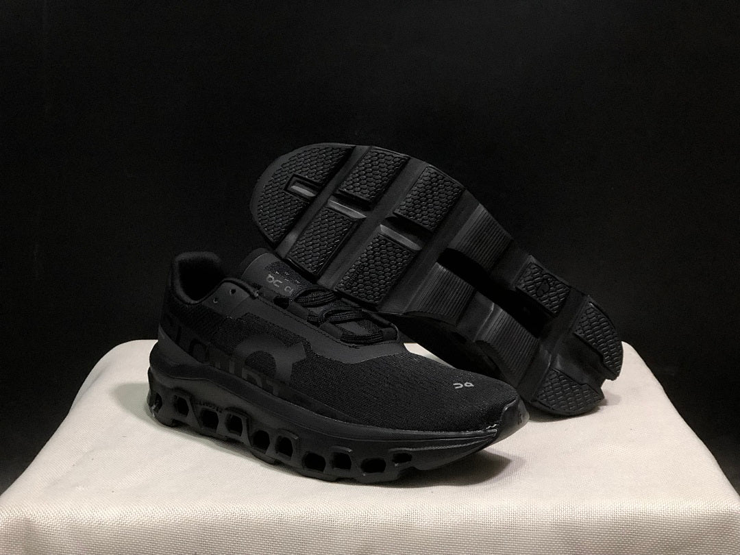 On Cloud X Black Silver Running Shoes