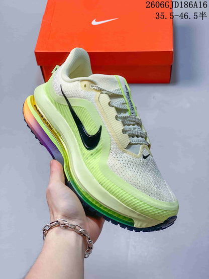 Nike Air Pegasus Premium Sneakers in Ivory and Volt