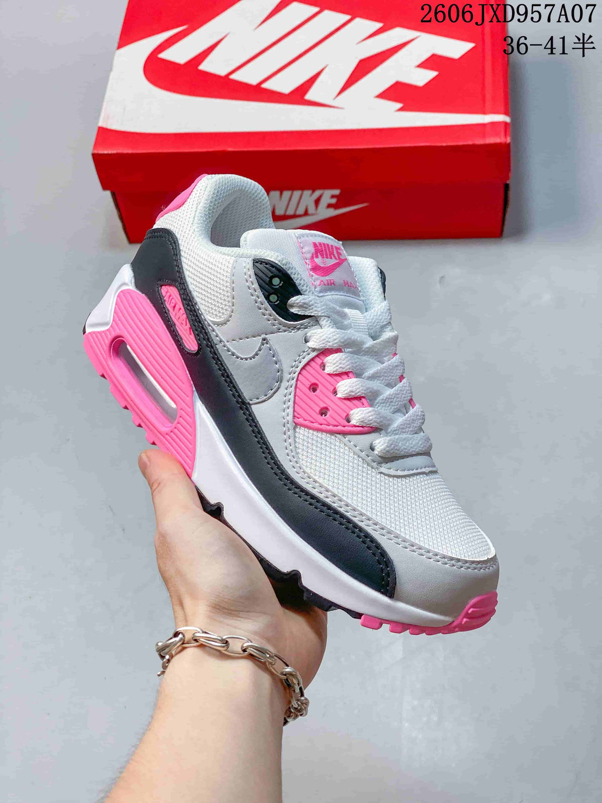 Nike Air Max 90 Sneakers White Pink Gray