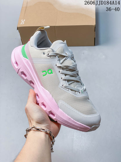 On Cloudpulse Next Women's Running Sneakers, Gray Pink