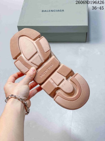 Balenciaga Sock-Style Sneakers in Blush Beige