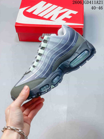 Nike Air Max 95 Sneakers in Grey and Green