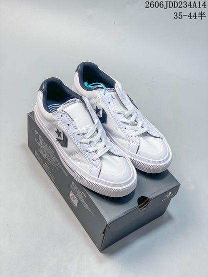 Converse Sport Casual Low-Top Sneakers, White and Navy