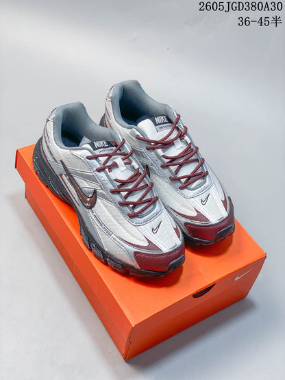 Nike Initiator Sneakers in Silver and Burgundy