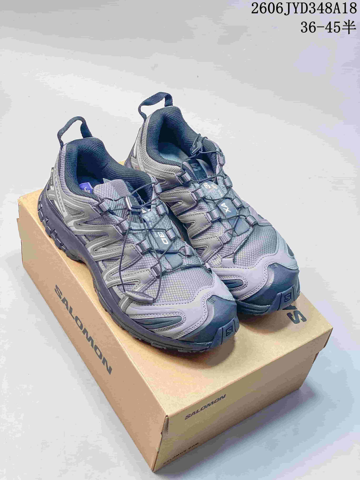 Salomon XT-3D Trail Running Shoes in Gray