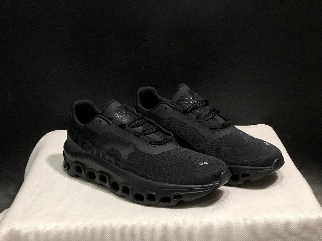 On Cloud X Black Silver Running Shoes