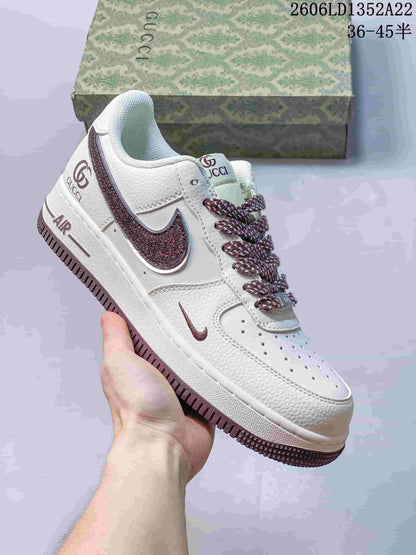 Nike Air Force 1 Low Daisy Swoosh Sneakers