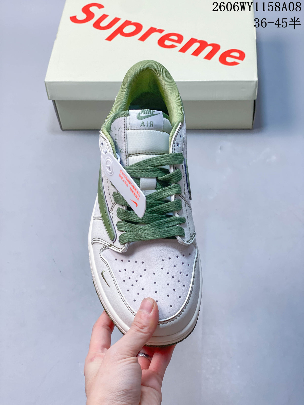 Jordan Air Jordan 1 Low OG SP White Green Sneakers