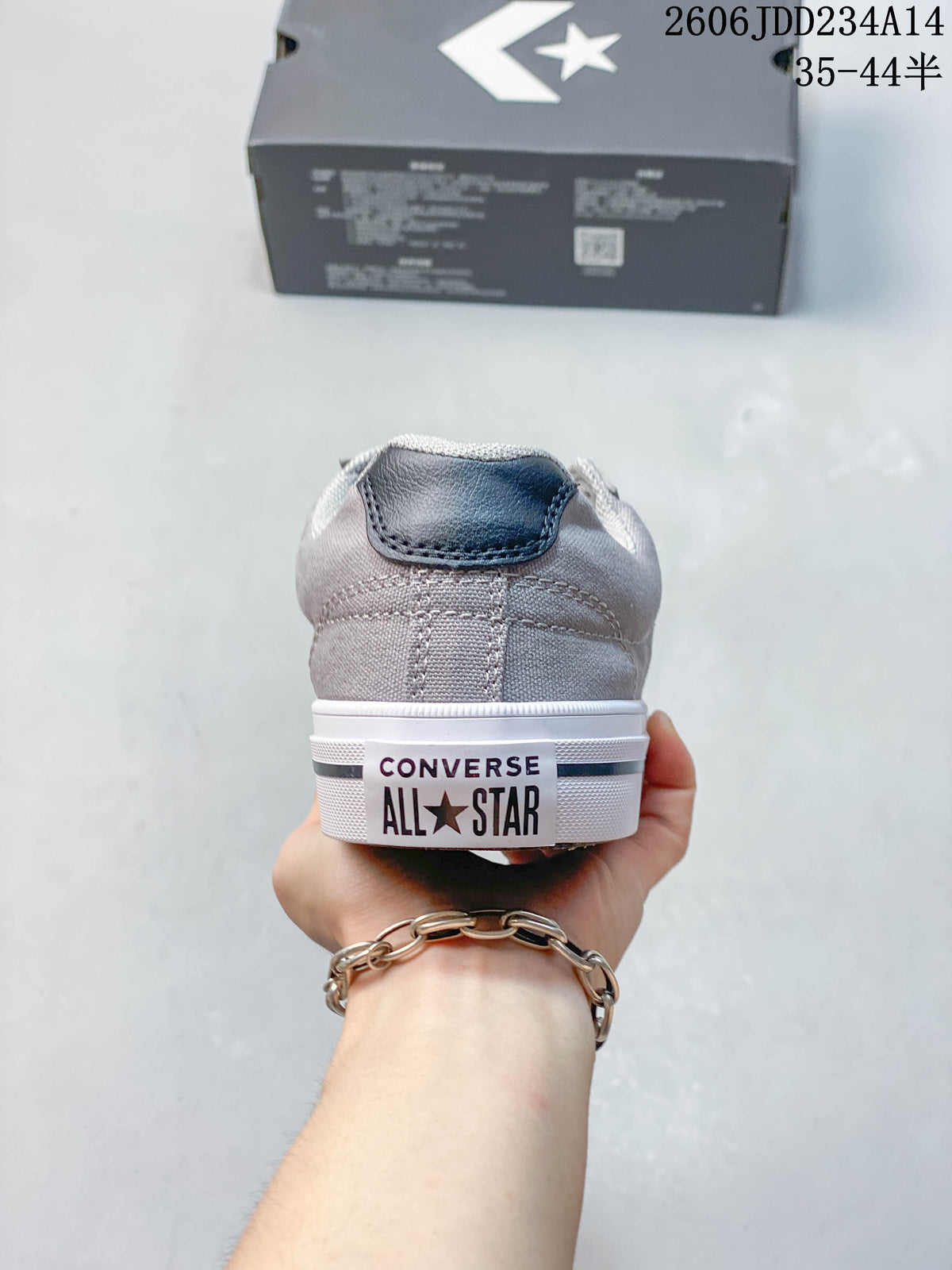 Converse Sport Casual Low-Top Sneakers in Gray and Navy