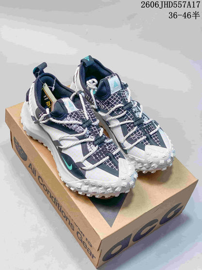 Nike ACG Mountain Fly Trail Sneakers White Black Aqua
