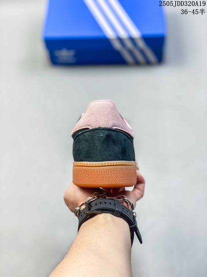 adidas Originals Gazelle Indoor Sneakers, Black and Pink