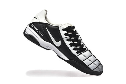 Nike Total 90 Black and White Indoor Soccer Shoes
