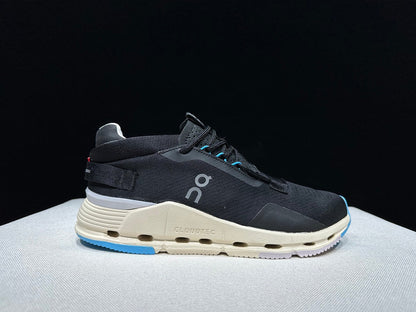 On Cloudnova 2 Black Blue Sneakers
