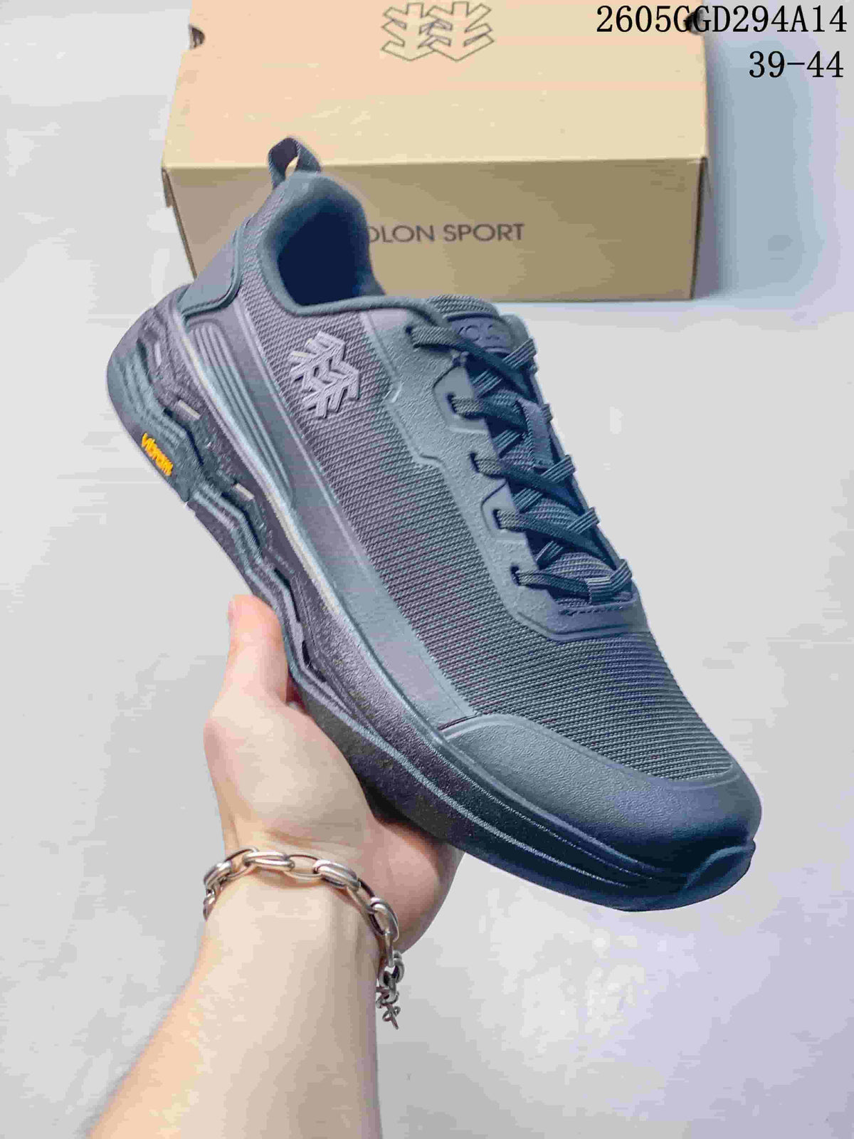 Kolon Sport Low-Top Outdoor Sneakers, Charcoal, 2605GGD294A14