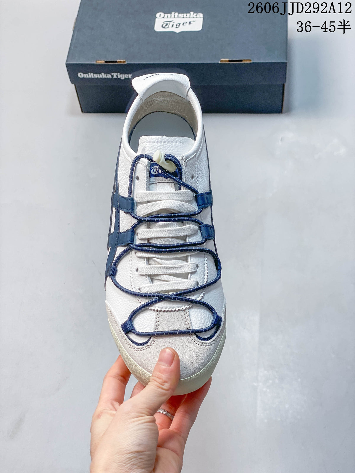 Onitsuka Tiger Mexico 66 Deluxe White Navy Sneakers