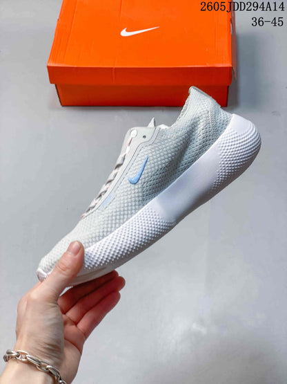 Nike Free 2025 Low-Top Running Shoes, Light Gray and Blue