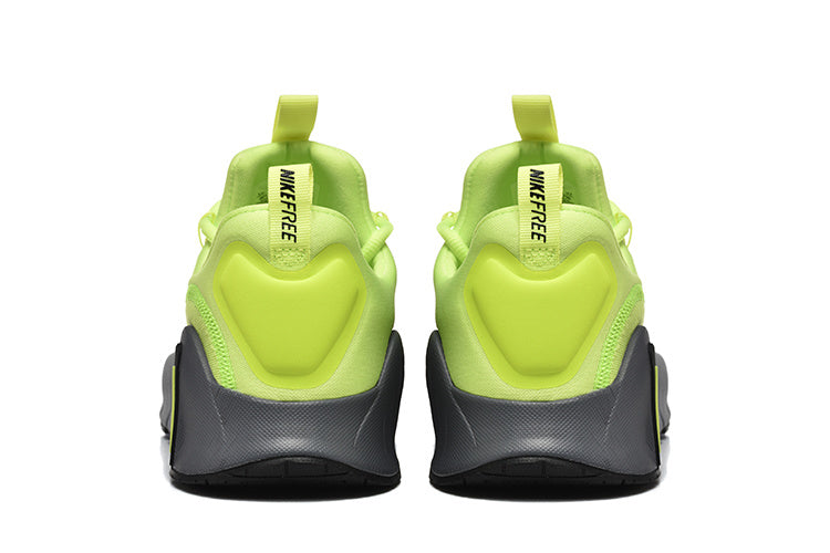 Nike Free Sneakers in Lime Green and Charcoal Grey