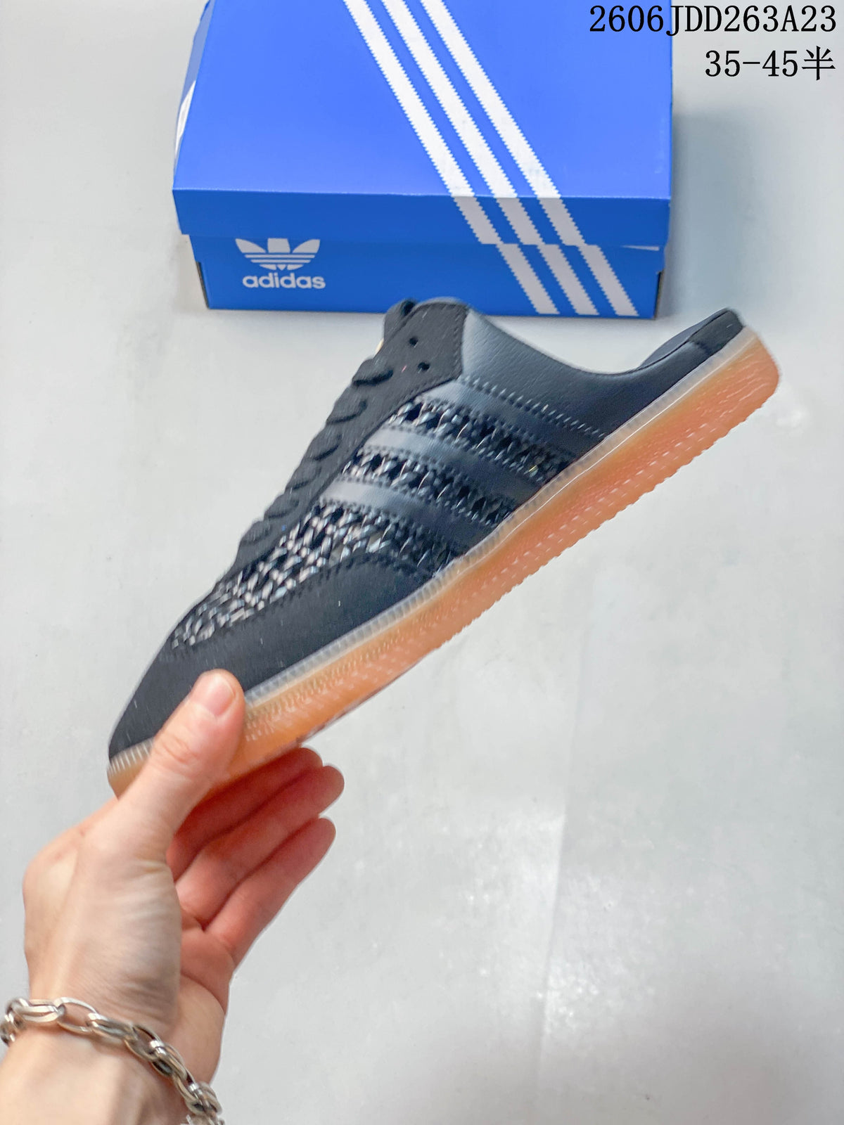 adidas Samba OG Mule Sneakers, Dark Gray, KH7720