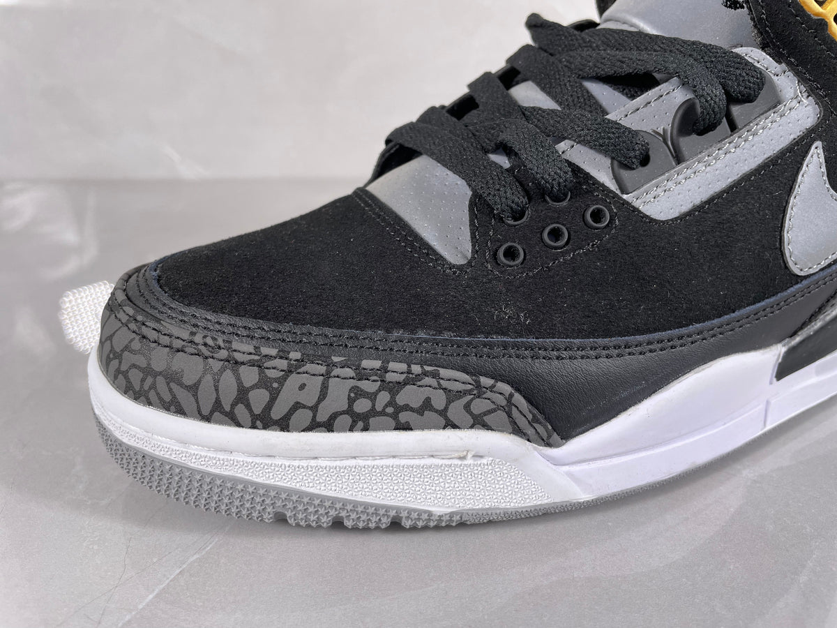 Nike Air Jordan 3 Retro Black Grey Sneakers