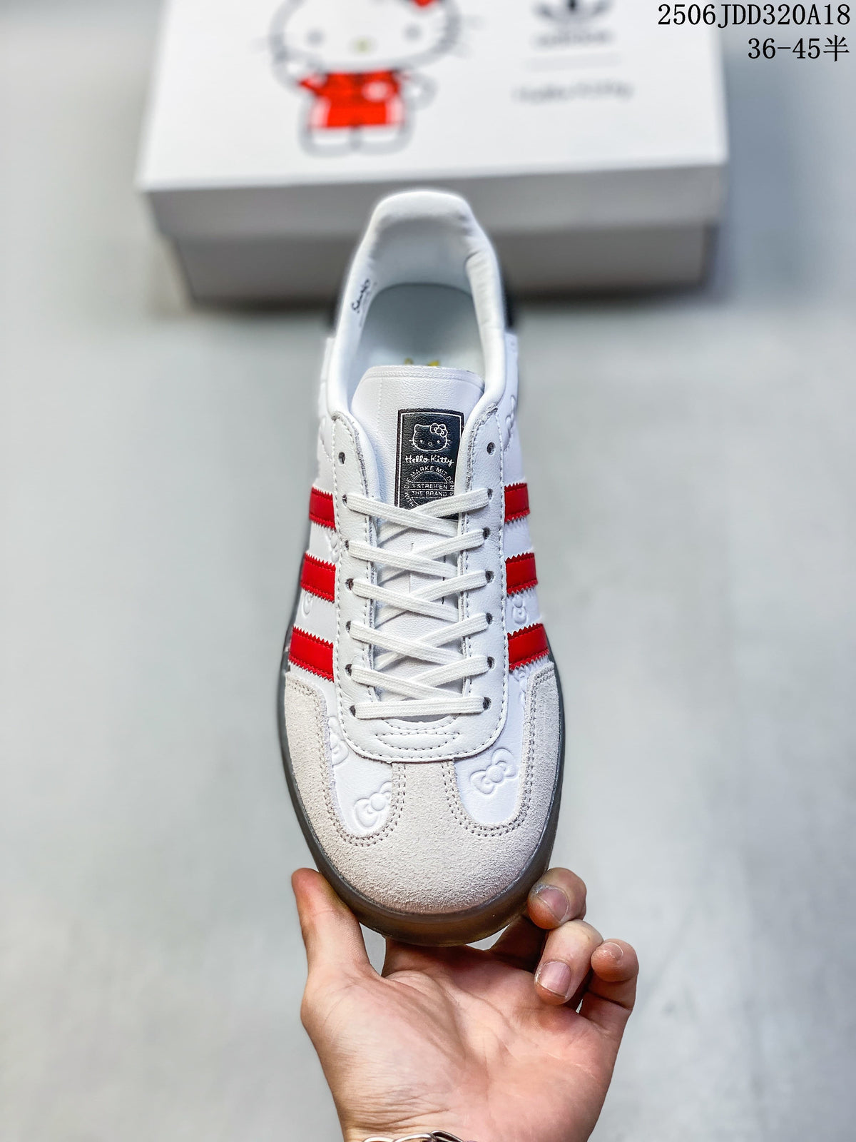 Adidas Gazelle Hello Kitty White Red Sneakers