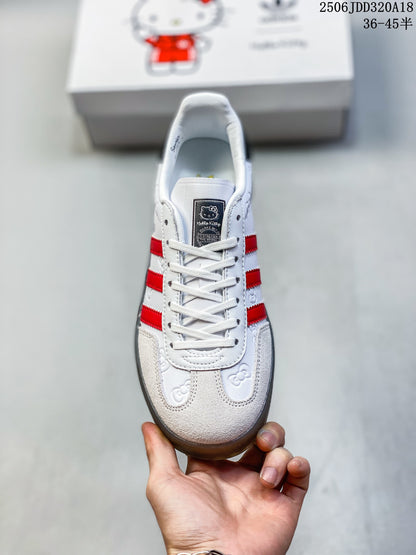 Adidas Gazelle Hello Kitty White Red Sneakers