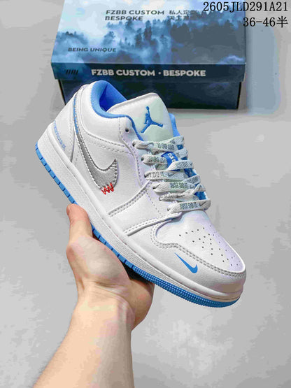 Jordan Air Jordan 1 Low Custom Graphic Sneakers