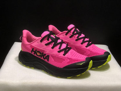 HOKA Challenger 8 Trail Running Shoes in Pink