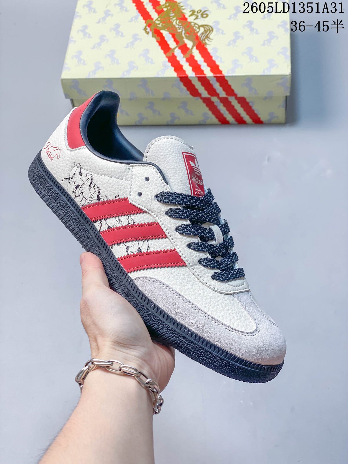 Adidas Low-Top Sneakers with Year of the Horse Details