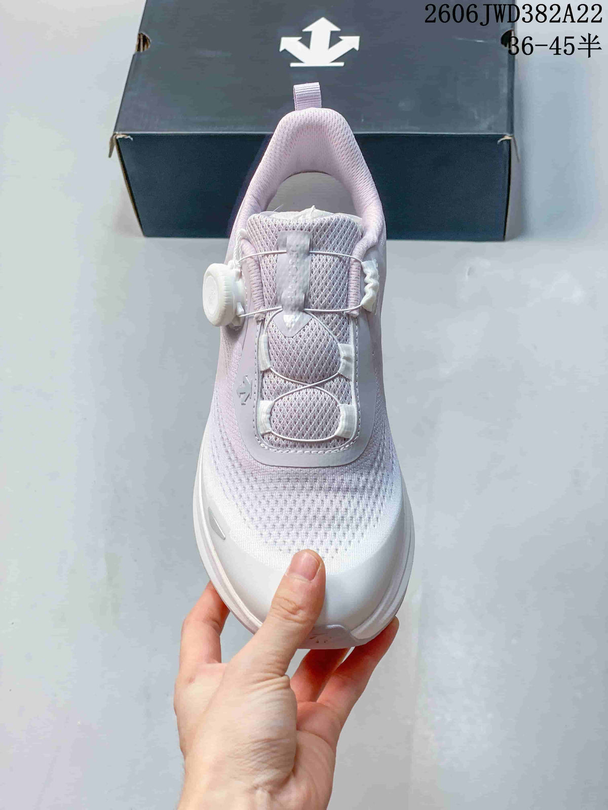 DESCENTE Running BOA Z-FOAM Sneakers White Lavender
