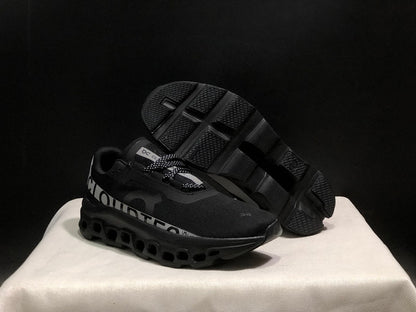 On Cloud X Sneakers in Black and Silver