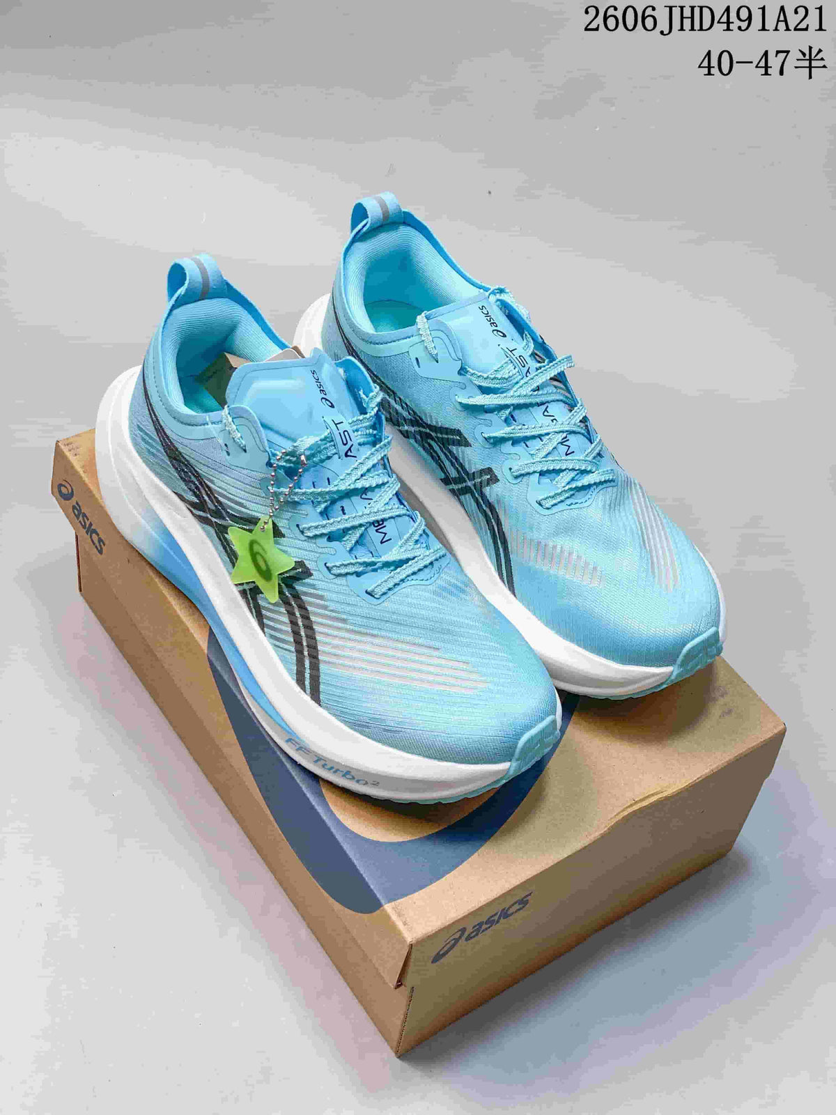 ASICS MEGABLAST Running Shoes in Blue or Charcoal