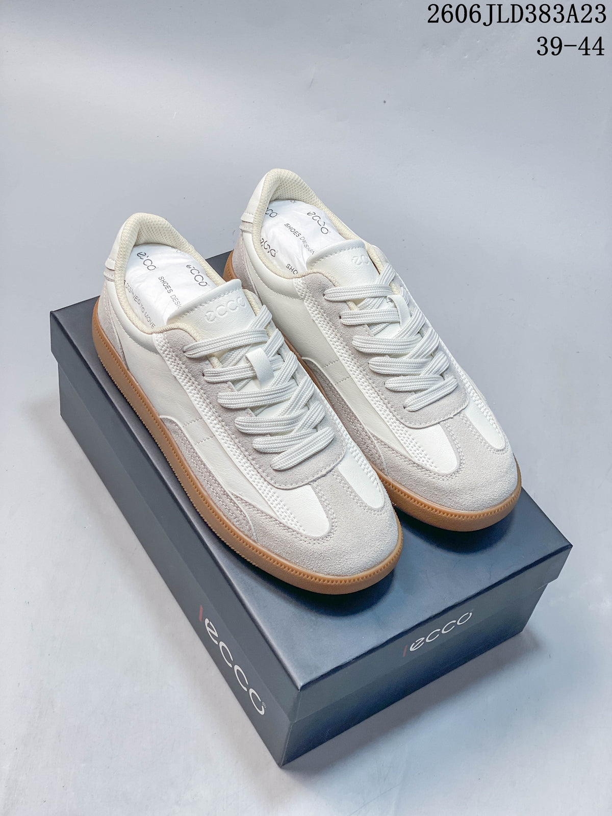 ECCO Men's Retro Panel Lace-Up Sneakers