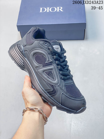 Dior B30 Countdown Low-Top Sneakers in Mesh