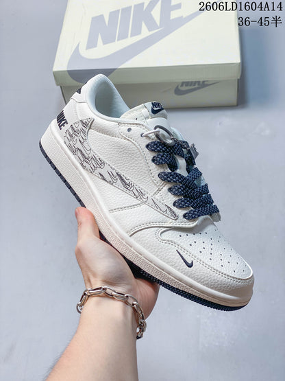 Nike Air Jordan 1 Low Travis Scott Stussy-Inspired Sneakers