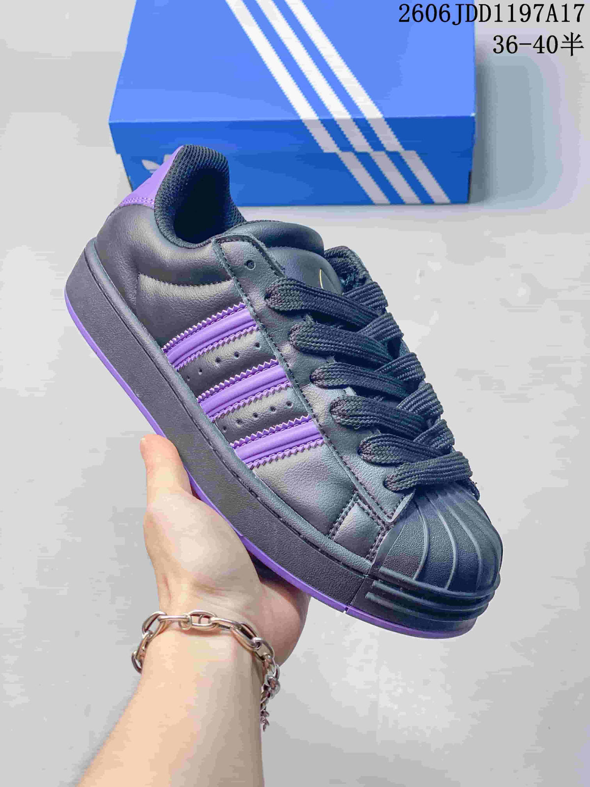adidas Superstar ST Sneakers Black Purple ID6222
